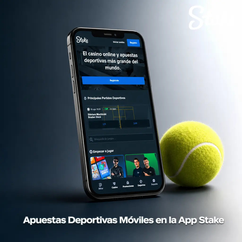 Apuestas deportivas en vivo en la app Stake: fútbol, vóley, tenis, NBA y esports con cuotas actualizadas