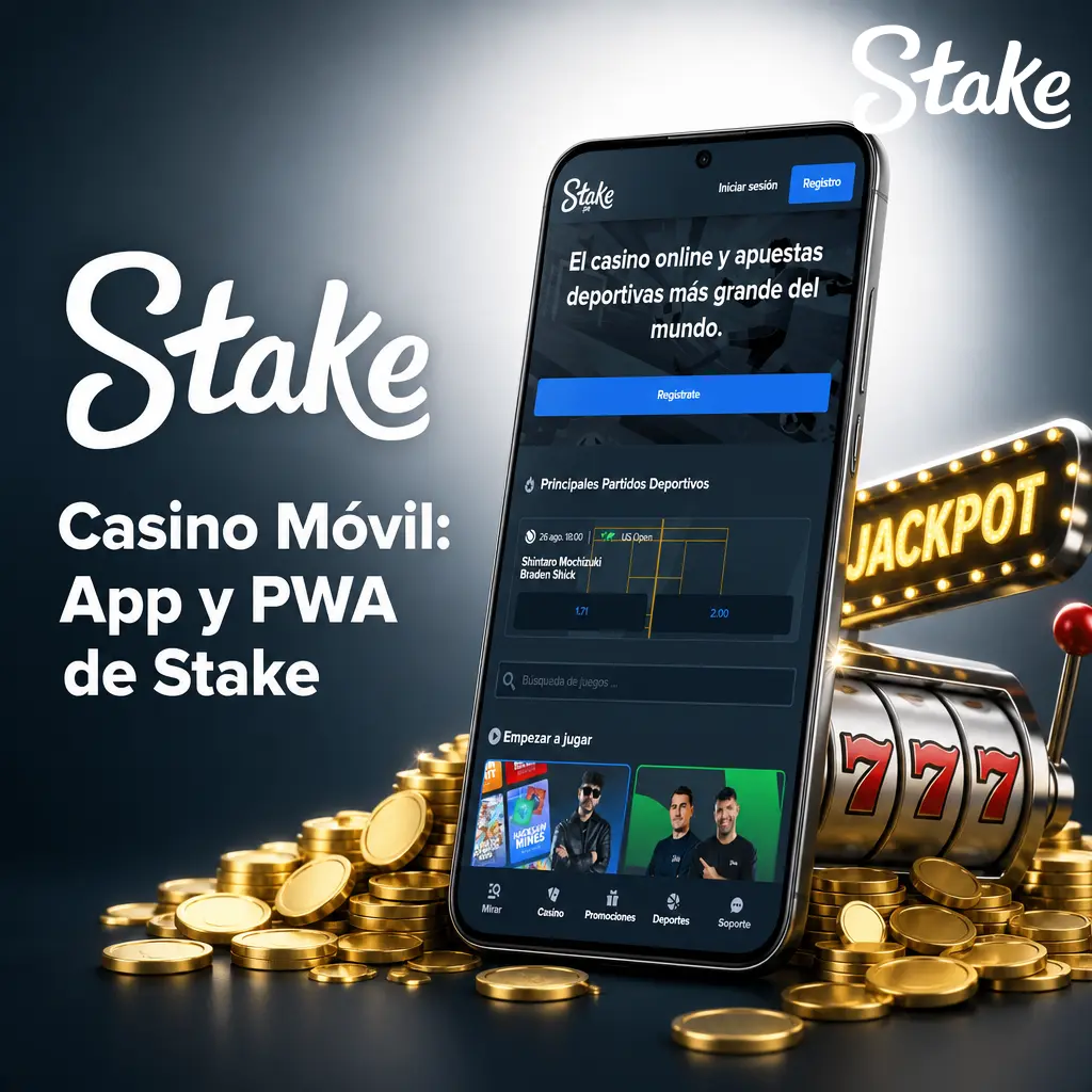Casino móvil Stake: app PWA de bajo consumo de datos, acceso a más de 3,000 juegos sin descargas en Perú