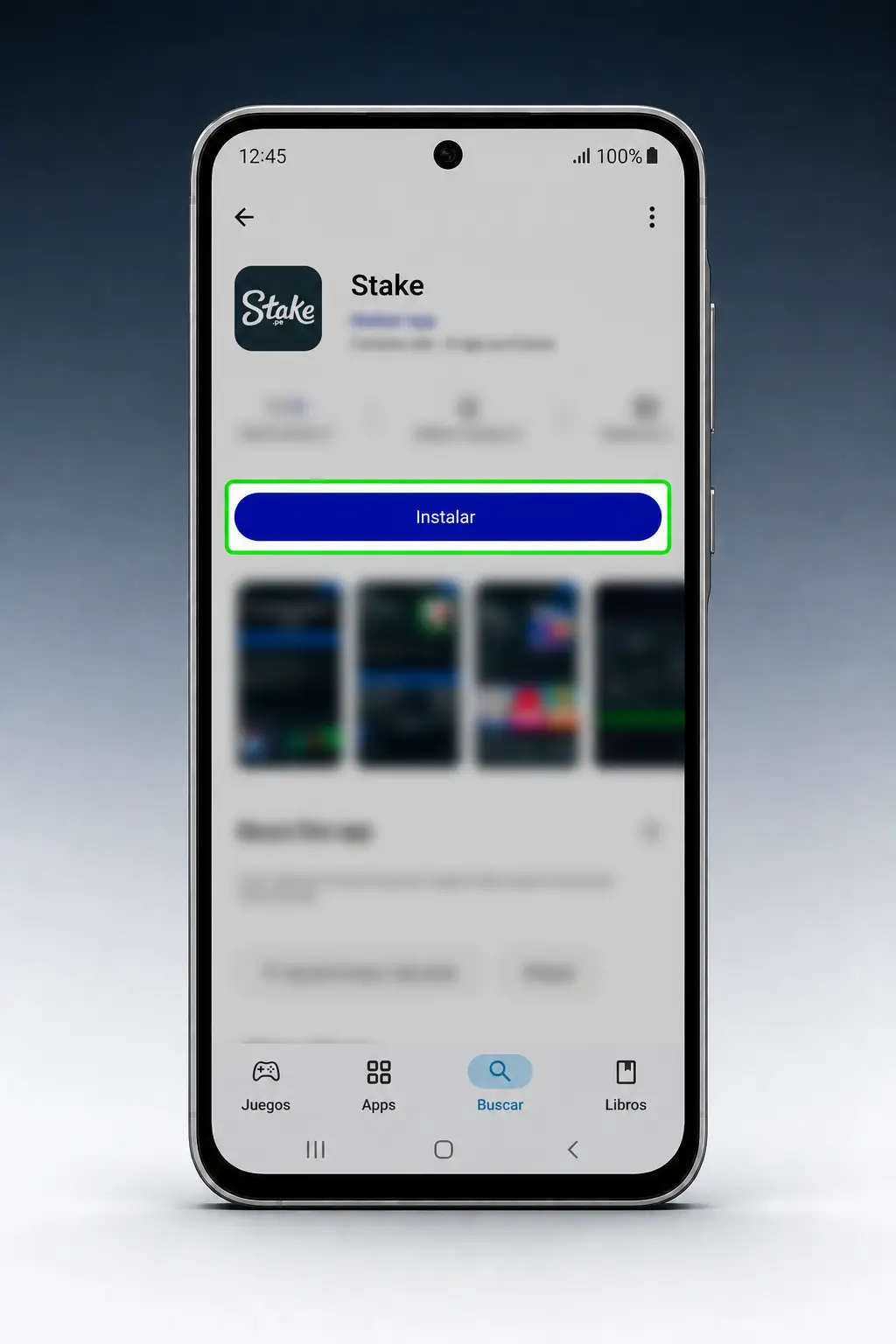 Pasos para descargar e instalar el APK de Stake en Android desde la configuración de seguridad del dispositivo