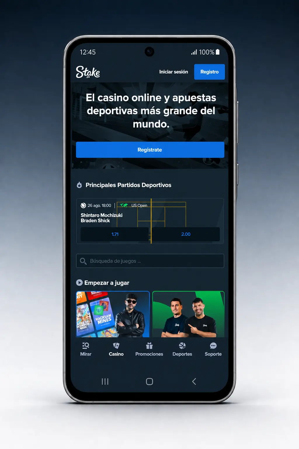 Pasos para descargar e instalar el APK de Stake en Android desde la configuración hasta abrir la aplicación