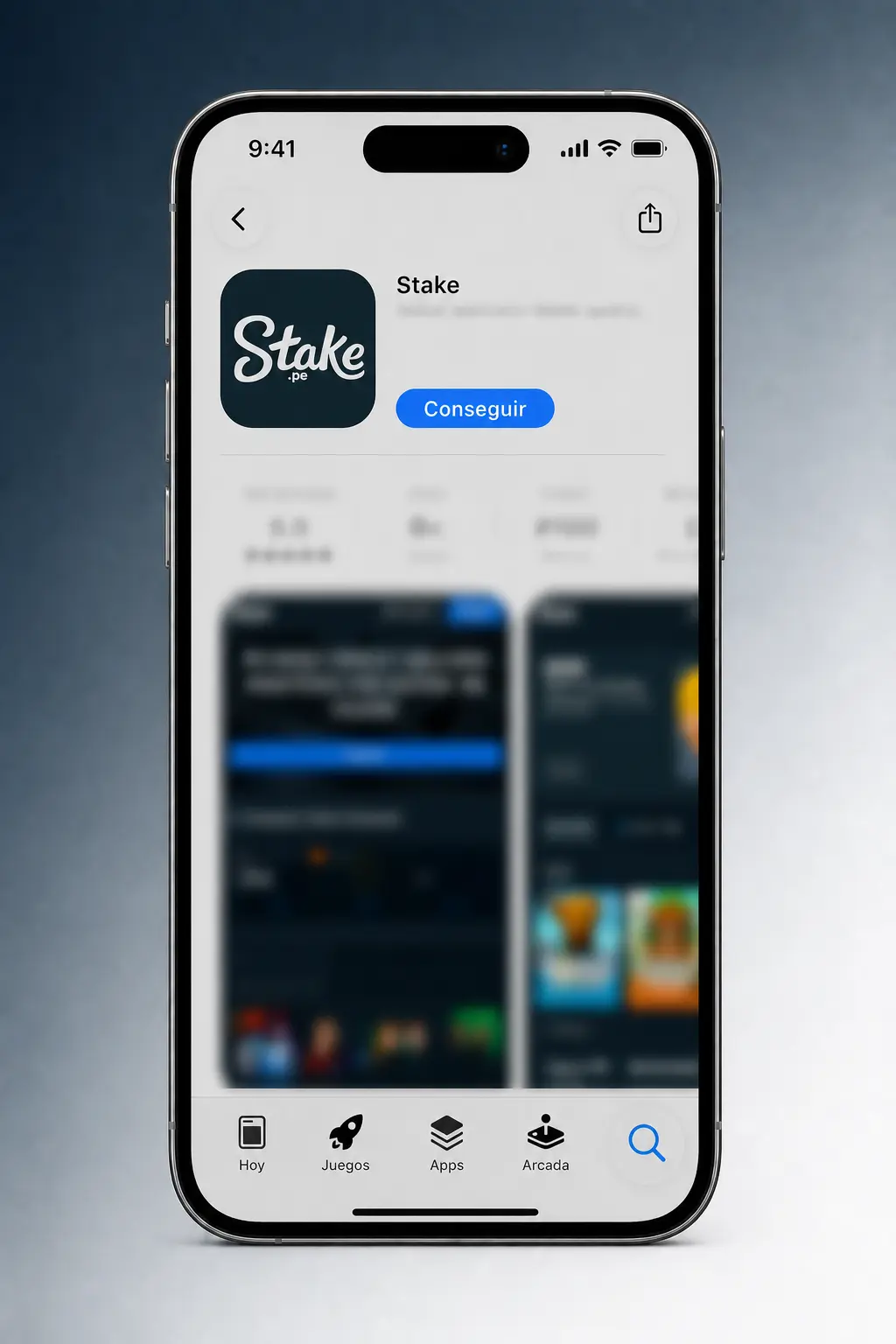 Pasos para descargar e instalar la app Stake en iOS desde Safari usando "Agregar a pantalla de inicio" en Perú