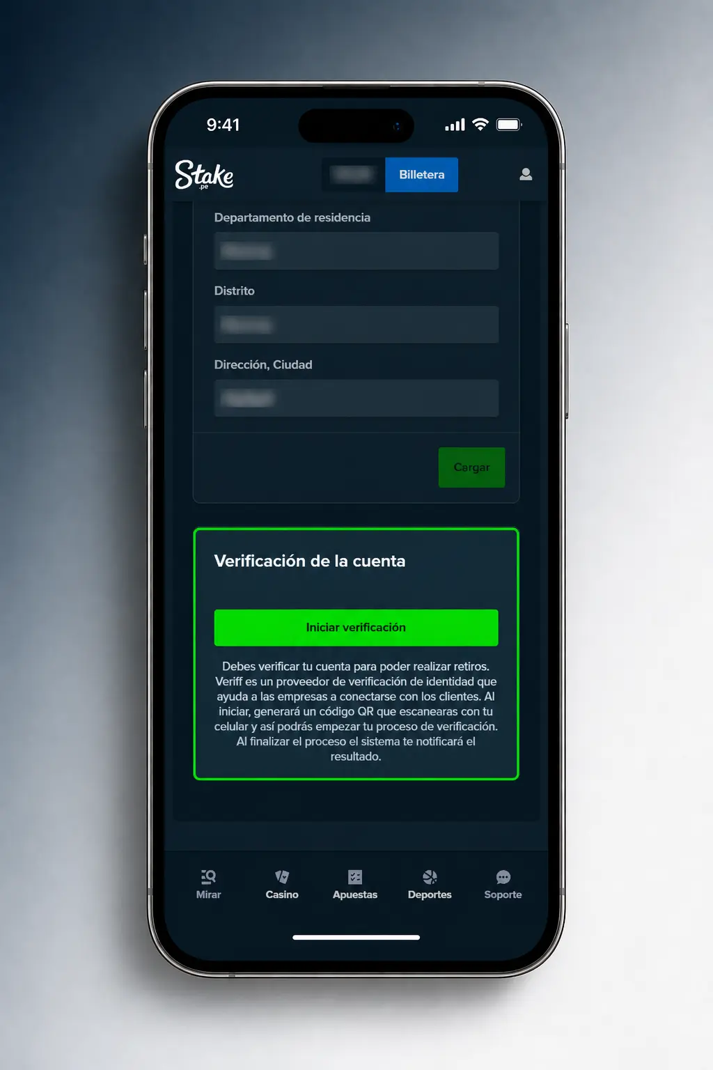 Pasos para iniciar sesión, elegir tragamonedas, ajustar apuesta y girar en el casino online Stake