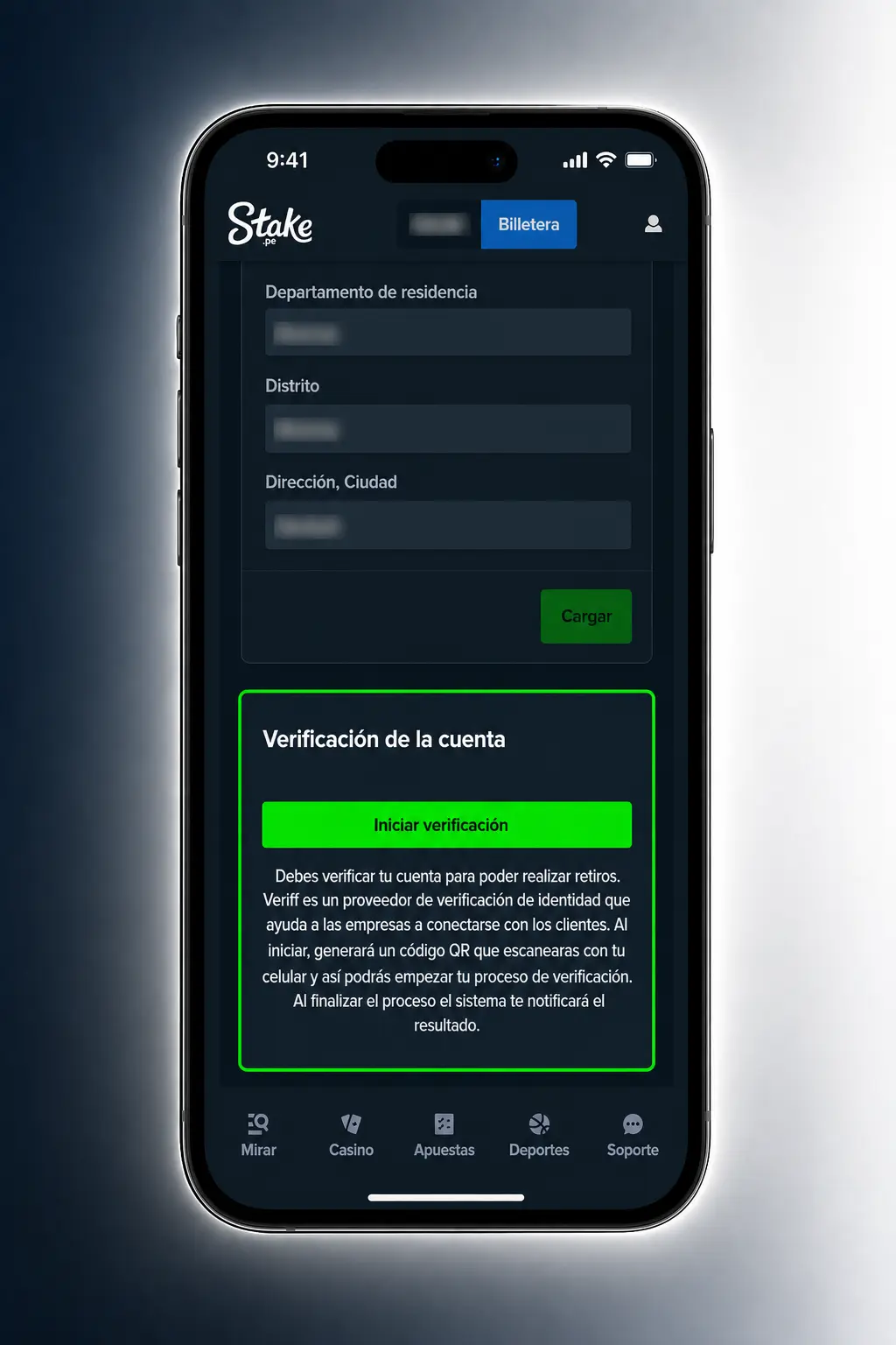 Pasos para retirar dinero de Stake: verifica tu cuenta, elige método de pago y confirma el monto a retirar.