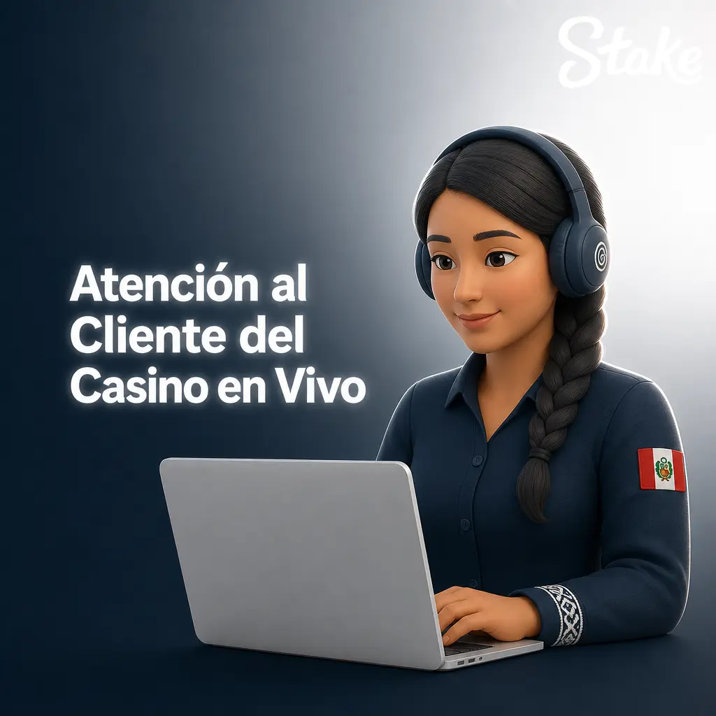 Atención al cliente de Stake Casino en vivo: chat 24/7, correo y centro de ayuda para resolver dudas sobre mesas en vivo