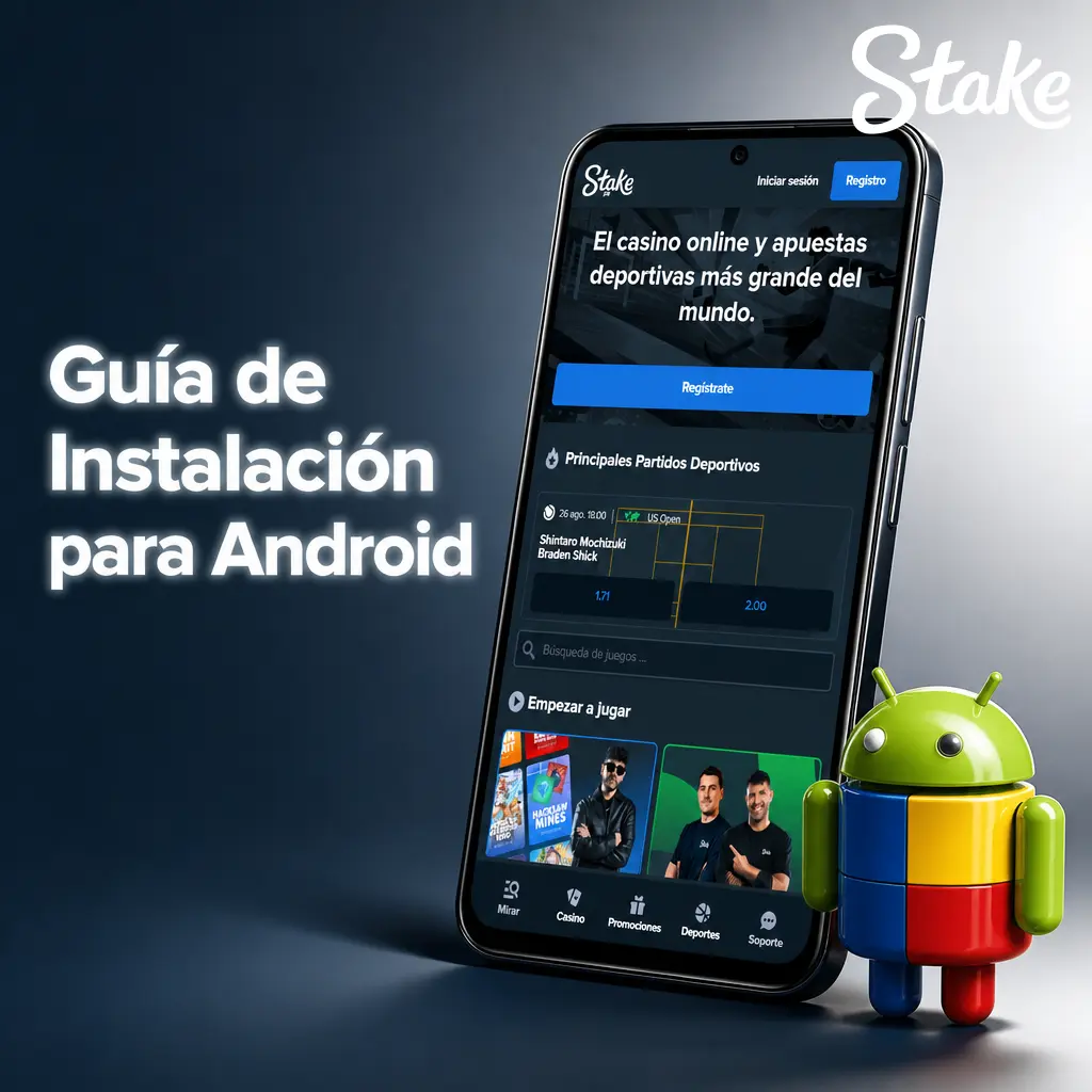 Guía para instalar la app de Stake en Android: descarga el APK, actívalo e inicia sesión para apostar en MMA