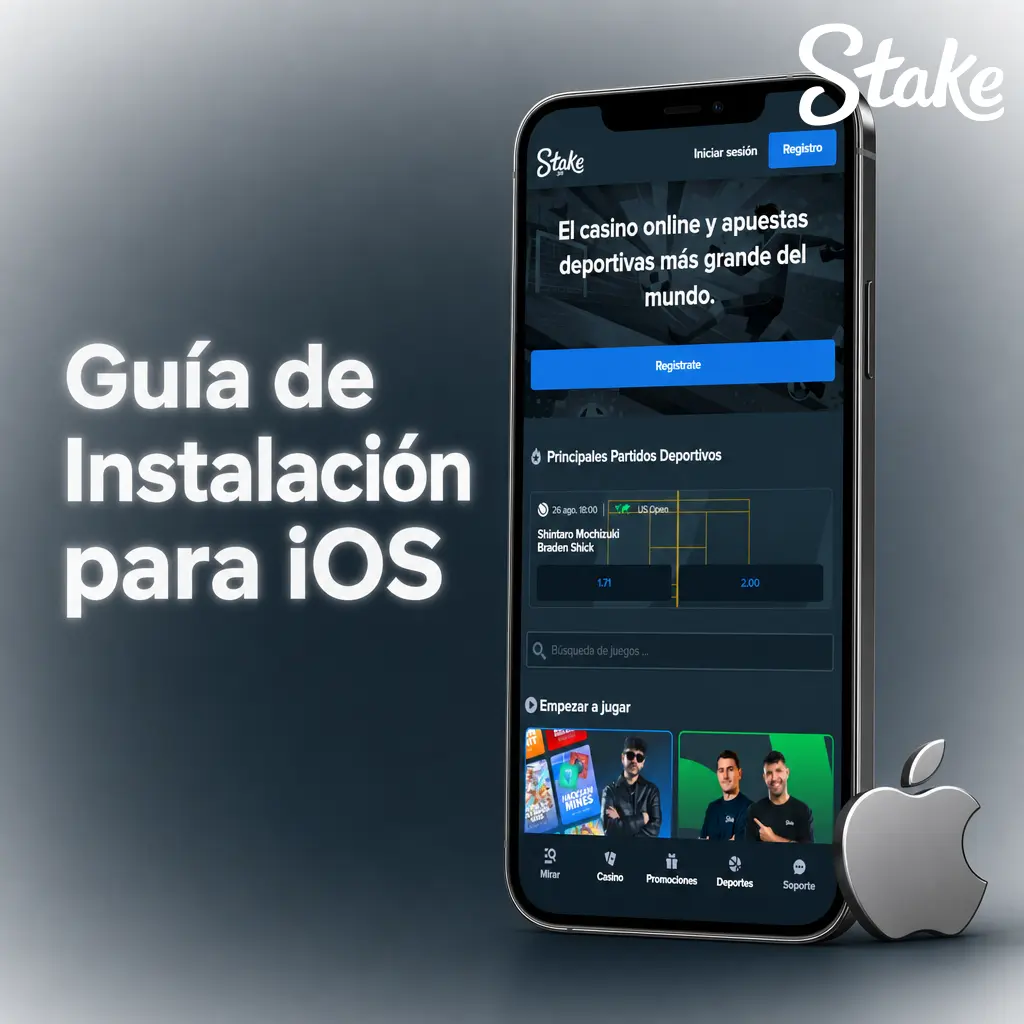 Guía paso a paso para instalar Stake en iPhone desde Safari y apostar en MMA